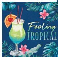 "Feeling Tropical" Beverage Napkins