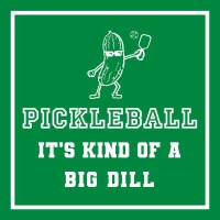 5" Square "Pickleball It's Kind Of A Big Deal" Pickleball Beverage Napkins