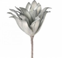 32" Faux Gray Foam Bromeliad Stem