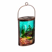 9" Green Sea Turtle Solar Lantern