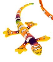 12" Purple Gecko Plush Toy With a Magnet Feature