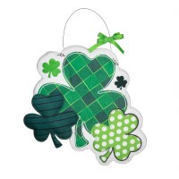 25" Shamrocks Door Hanger