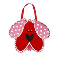 16" Red Puppy Love Door Hanger