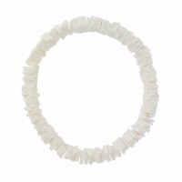 White Fimo Chips Bracelet