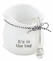 5" "It's inThe Bag" Dish With a Spoon by Mud Pie