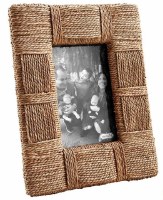 5" x 7" Natural Seagrass Picture Frame by Mud Pie