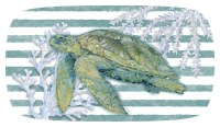 8" x 16" Sea Turtle Melamine Appetizer Tray