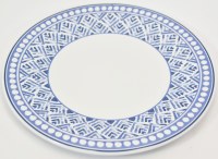 9" Round Blue Savannah Melamine Plate
