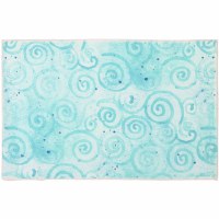 21" x 33" Cozy Living Blue Waves Rug