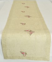 72" Multicolor Butterfly Table Runner