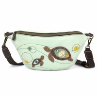 6" x 14" Teal Sea Turtles Fanny Pack