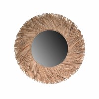 48" Round Driftwood Stick Mirror