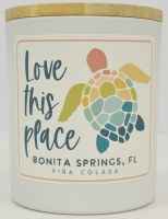11 Oz Bonita Springs Pina Colada Fragrance Jar Candle
