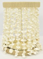 10" Rose Clam Shell Strands Lantern