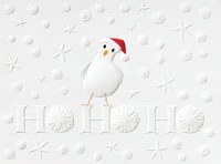 Box of 10 "HO HO HO" Seagull Christmas Cards