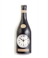 18" Black Bottle Wall Clock