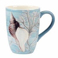 20 Oz Conch Shell Ceramic Mug