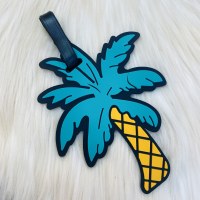 Palm Tree Luggage Tag