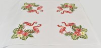 36" Sq Flamingo Table Topper