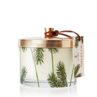 11.5 Oz Fraiser Fir Scented Pine Need Three Wick Candle Jar