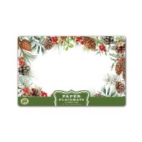 Pad of 25 White Spruce Paper Placemats