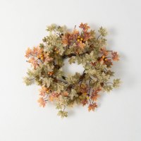 4.5" Opening Faux Maple Leaf Candle Ring