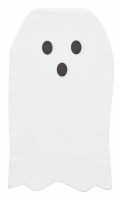 8" x 5" Ghost Shape Halloween Guest Towels