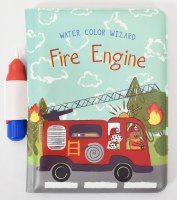 Fire Engine Watercolor Children's Book by Mud Pie