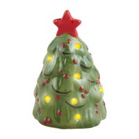 5" LED Green Christmas Tree Sitter by Mud Pie