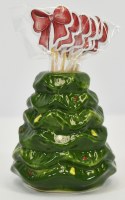 3" Ceramic Christmas Tree Toothpick Holder by Mud Pie