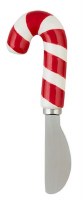 7" Ceramic Candy Cane Spreader by Mud Pie