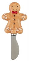 7" Ceramic Gingerbread Man Spreader by Mud Pie