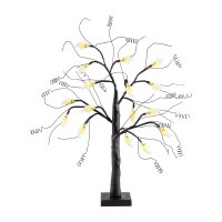 22" LED Black Ghost Tree by Mud Pie