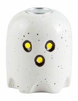 4" LED Ceramic Ghost Taper Candleholder by Mud Pie