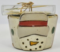 3" Snowman Bowl With Toothpicks by Mud Pie