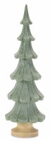 14" Green Polyresin Slim Tree
