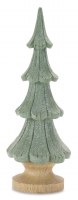 10" Green Polyresin Slim Tree