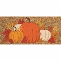 10" x 22" Pumpkin Patch Sassafras Doormat Insert