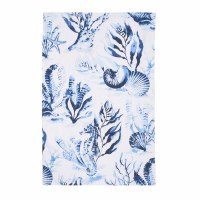 25" x 16" Dark Blue Lagoon Terry Kitchen Towel