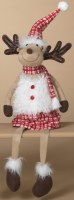 31" Moose Wearing a Skirt Decorative Plush Sitter