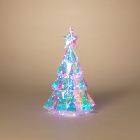 20" LED Clear Iridescent Tree