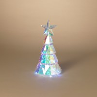 15" LED Clear Iridescent Tree