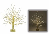 24" LED Gold Branch Tree With Ornaments