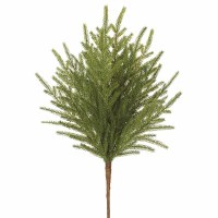 20" Faux Green Cypress Pine Spray