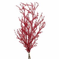 34" Faux Red Berry Bundle