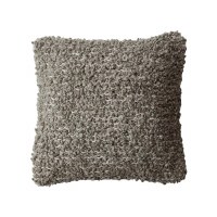 20" Sq Taupe Boucle Decorative Pillow