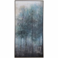 61" x 31" Winter Forest "C" Framed Canvas