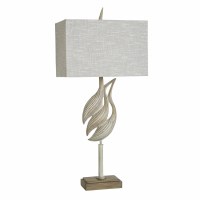 38" Beige Egrets Table Lamp