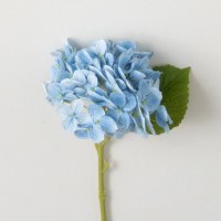 14" Faux Blue Hydrangea Spray