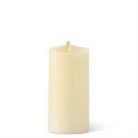 3" x 6.5" LED Ivory Indoor Luminara Pillar Candle